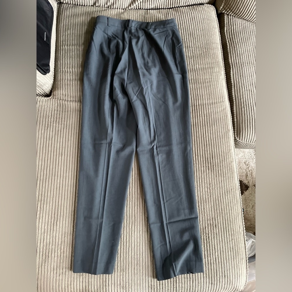 Linda Allard Ellen Tracy Straight Ankle Dress Pants Gray Size 4 - Picture 4 of 4